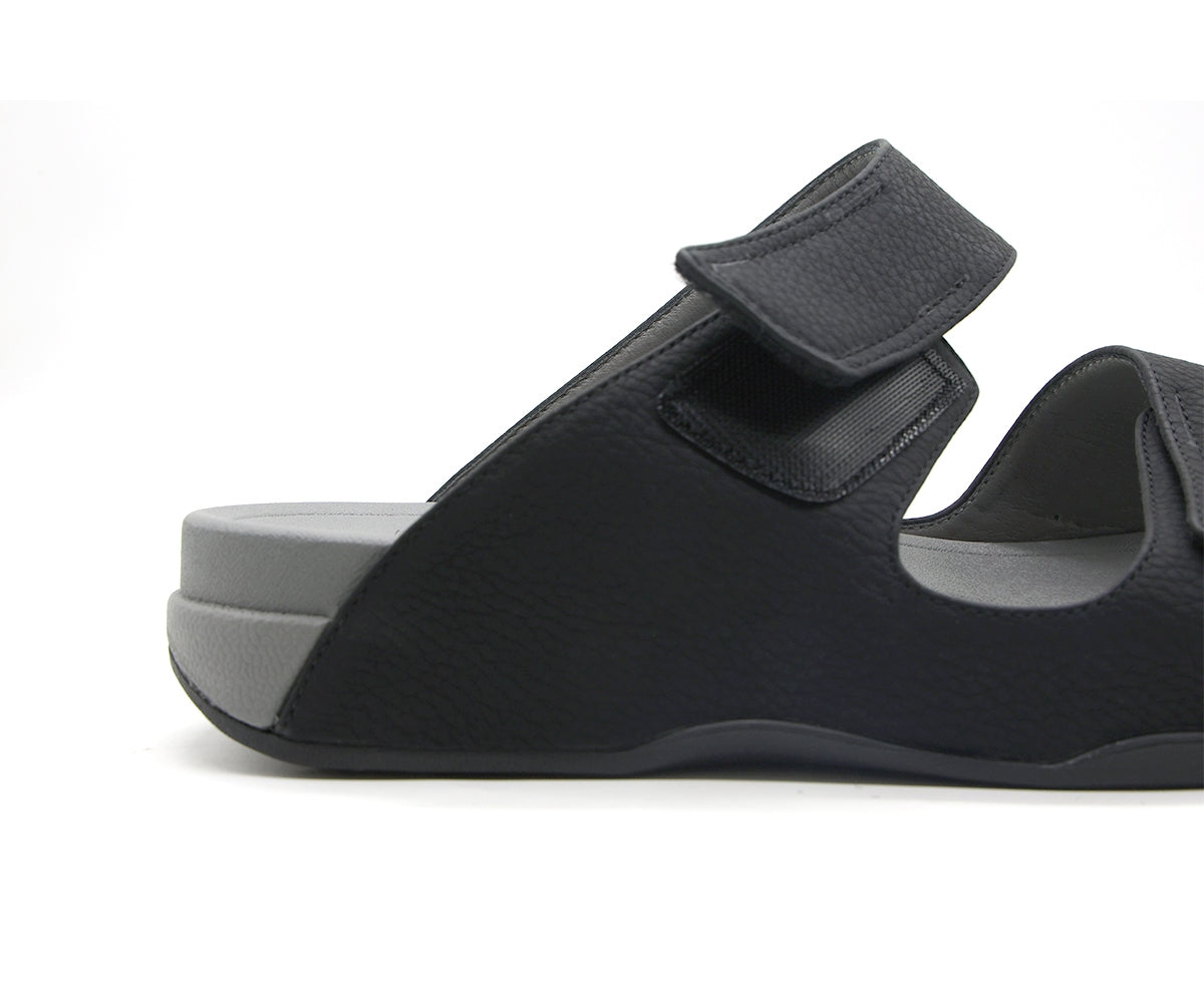 black urban velcro slides