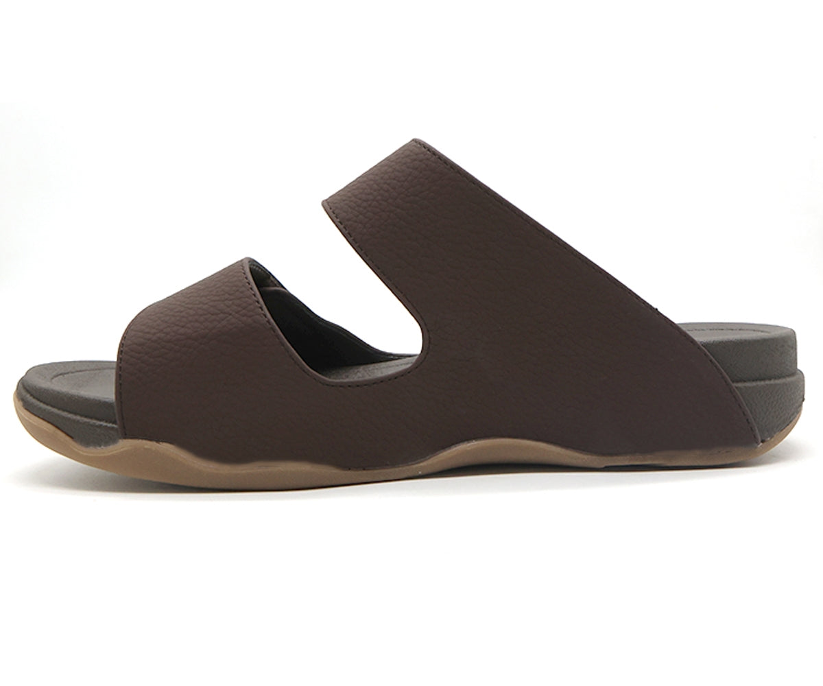 brown urban velcro slides