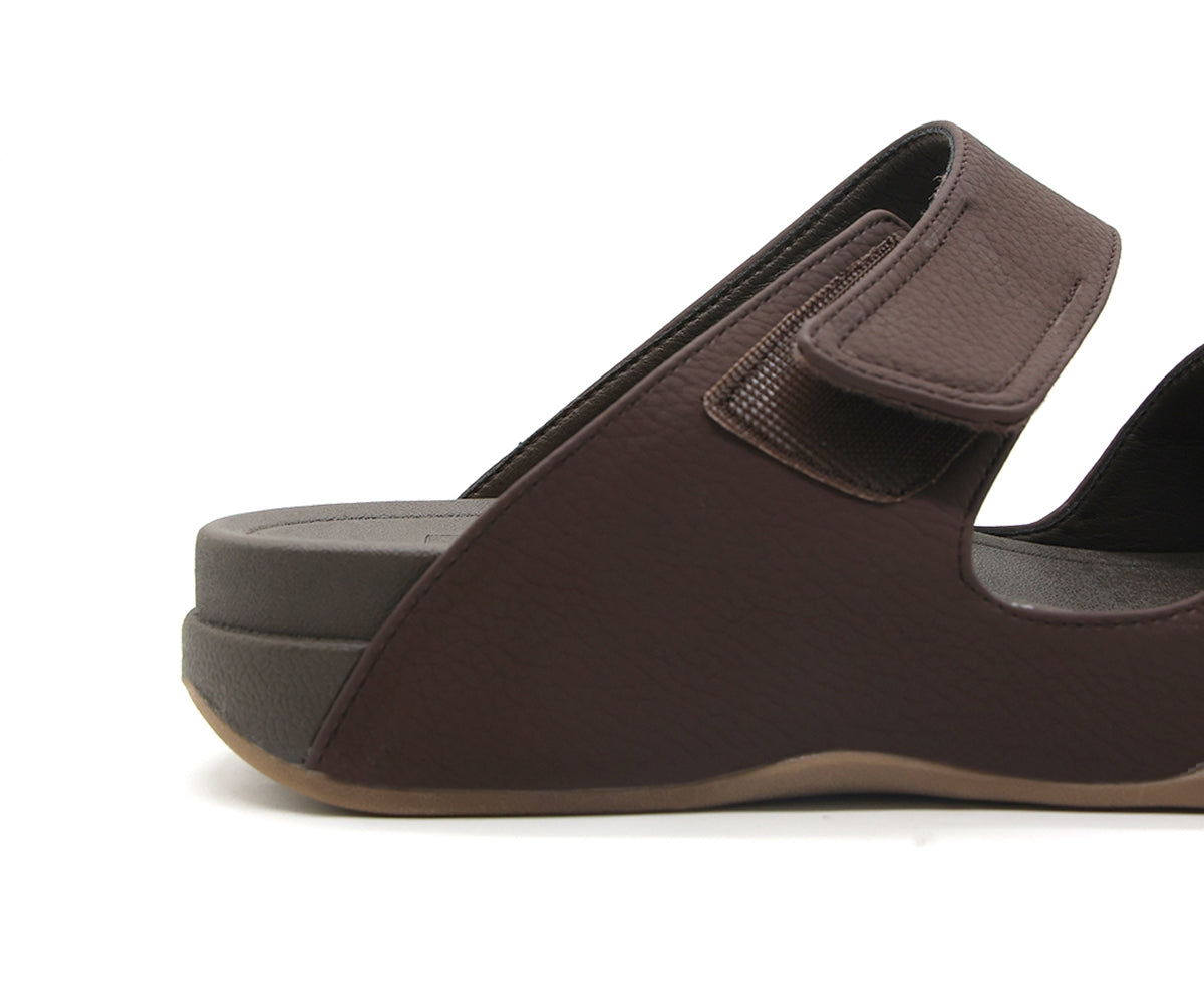 brown urban velcro slides