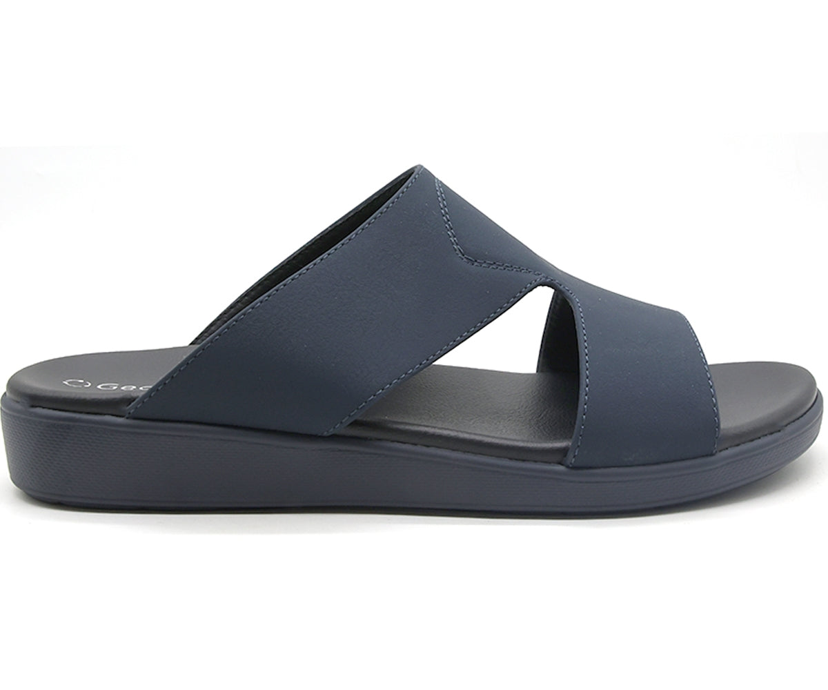 ultra navy nubuck slides