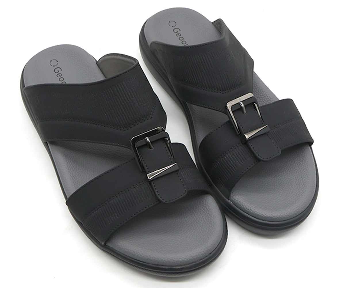 black urban buckle slides