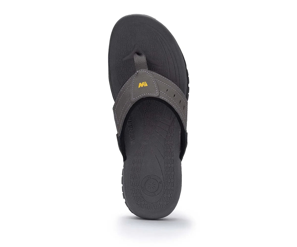 weinbrenner grey thong slides