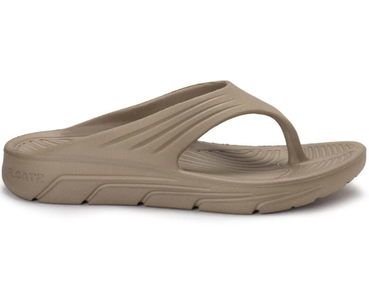 floatz foam beige thong slides