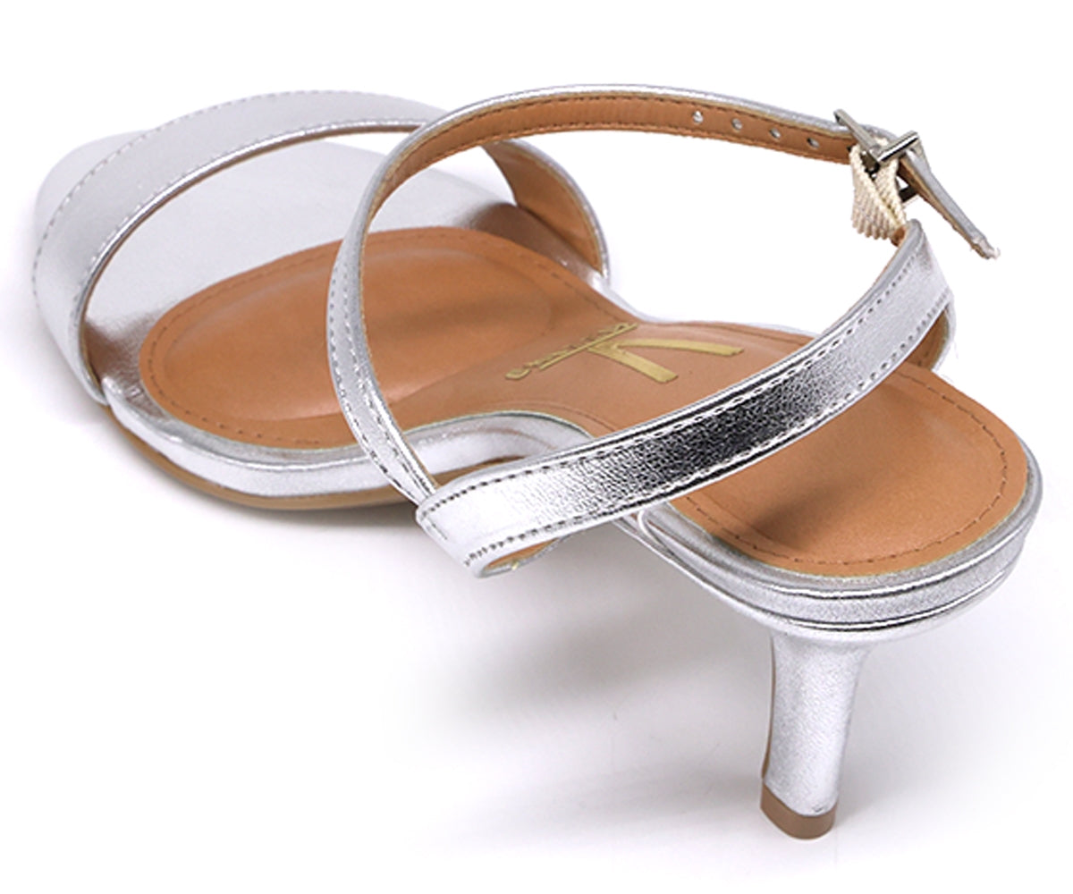 br silver classic sandal