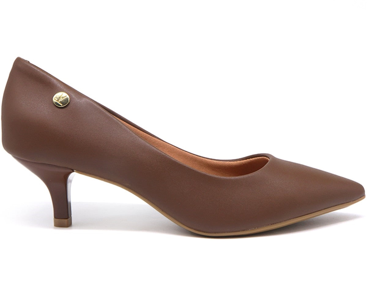 br classic kitten heel brown stilettos