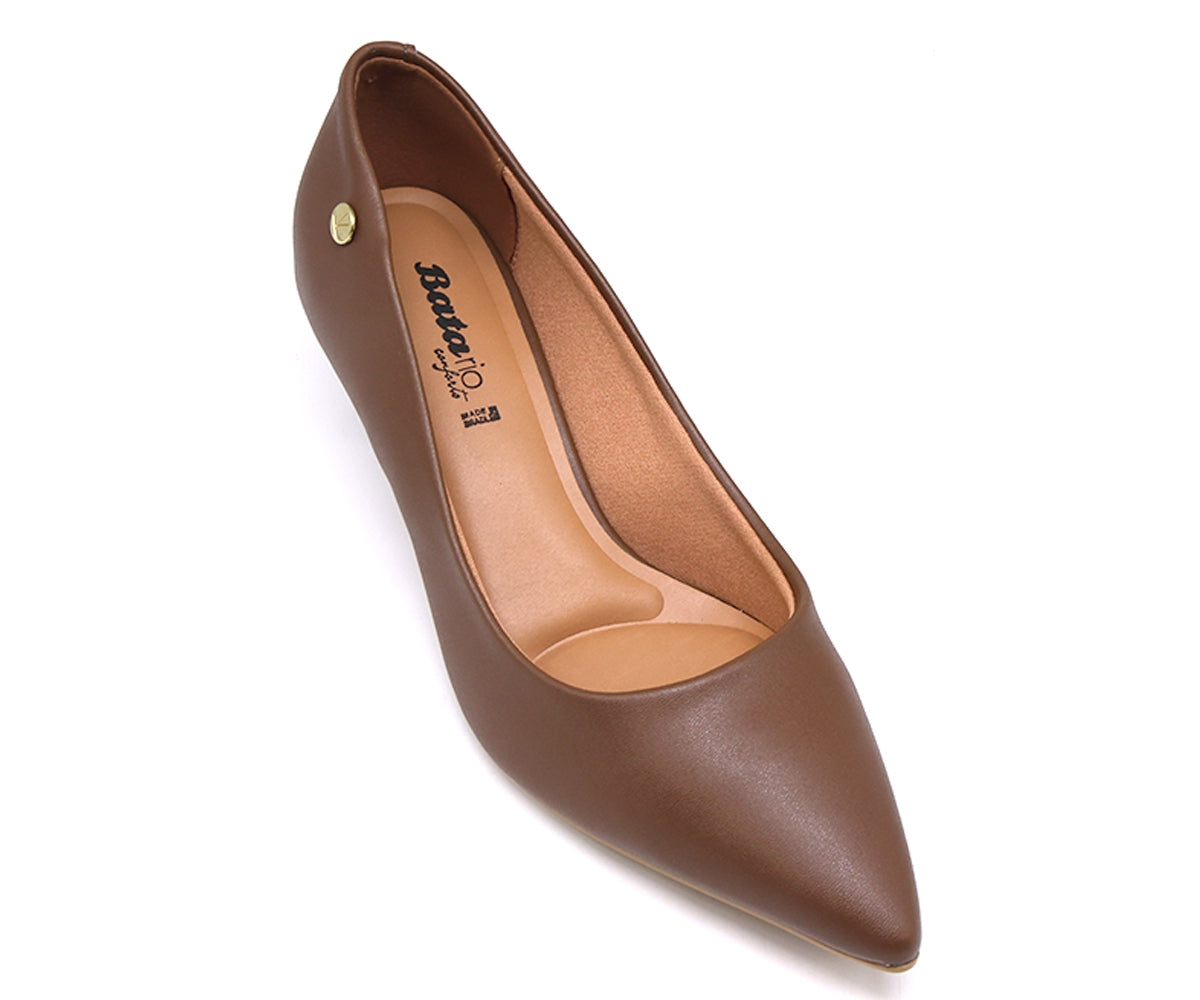 br classic kitten heel brown stilettos