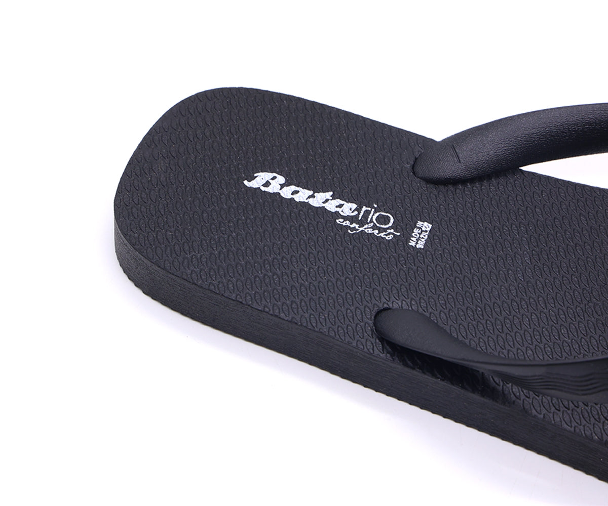 br sport all black flip flops