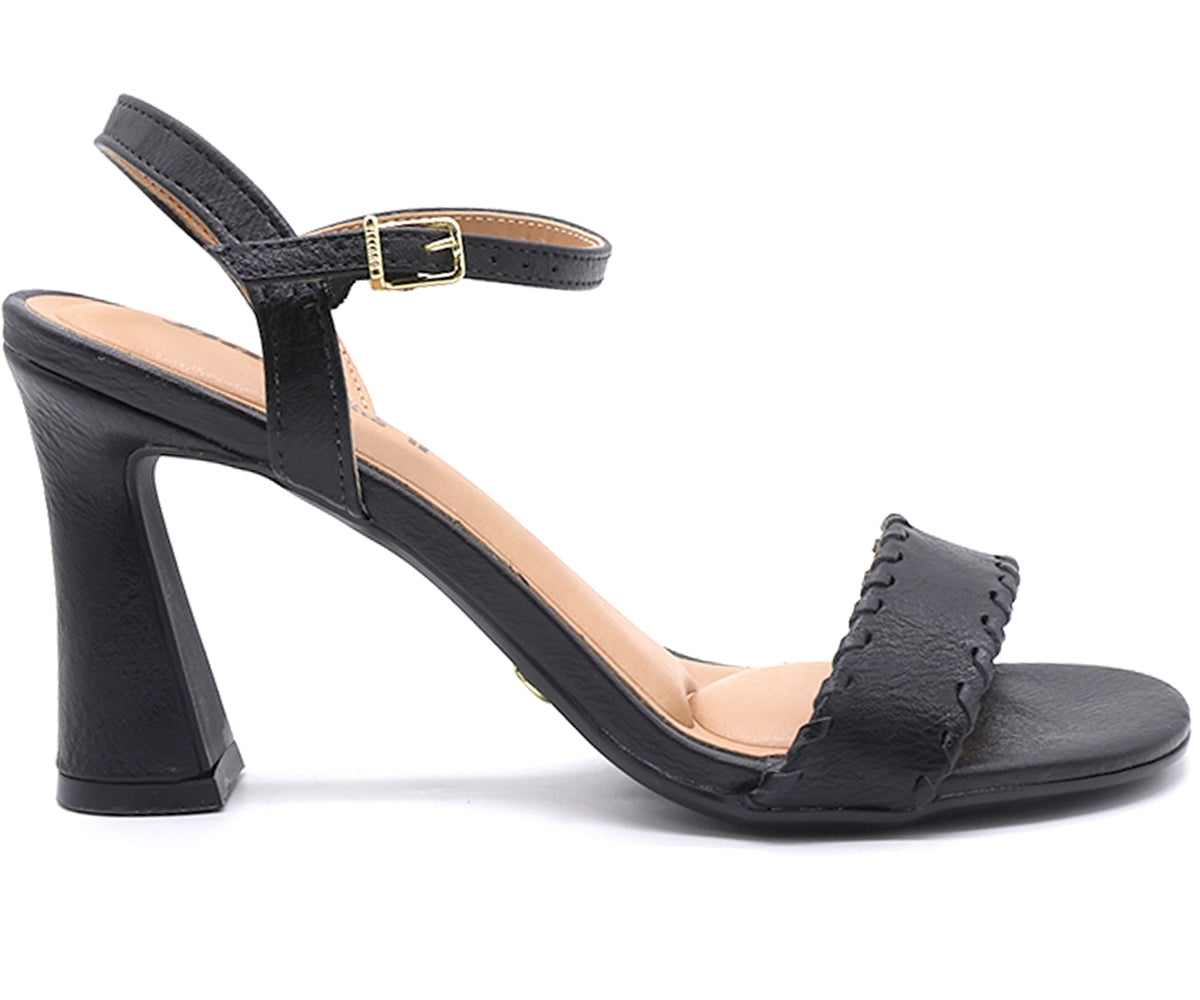 br black stitched sandal