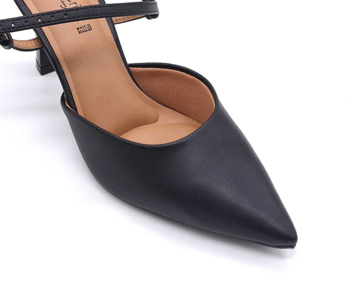 br high heel black strappy stilletos