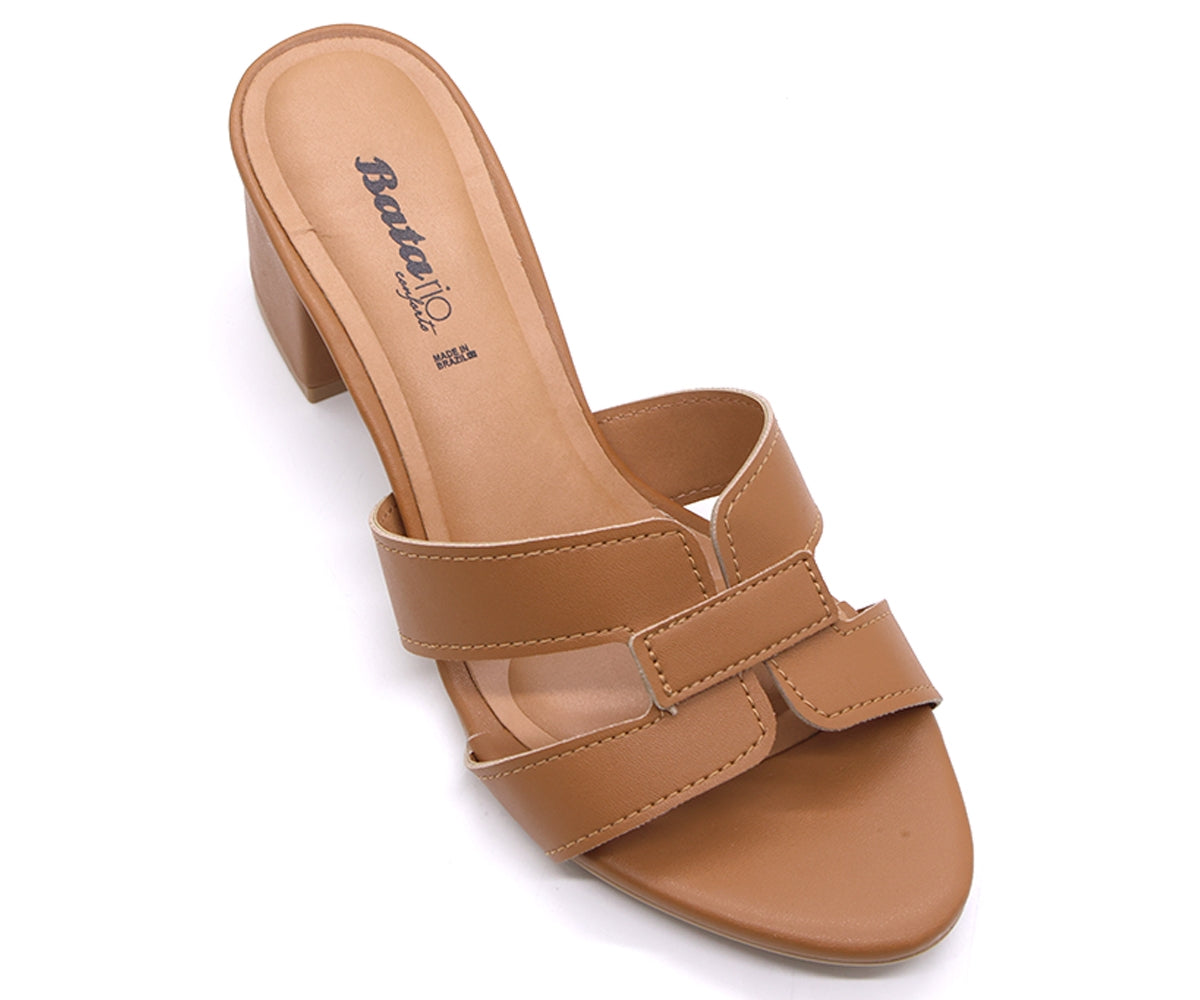 br camel cut-out mules