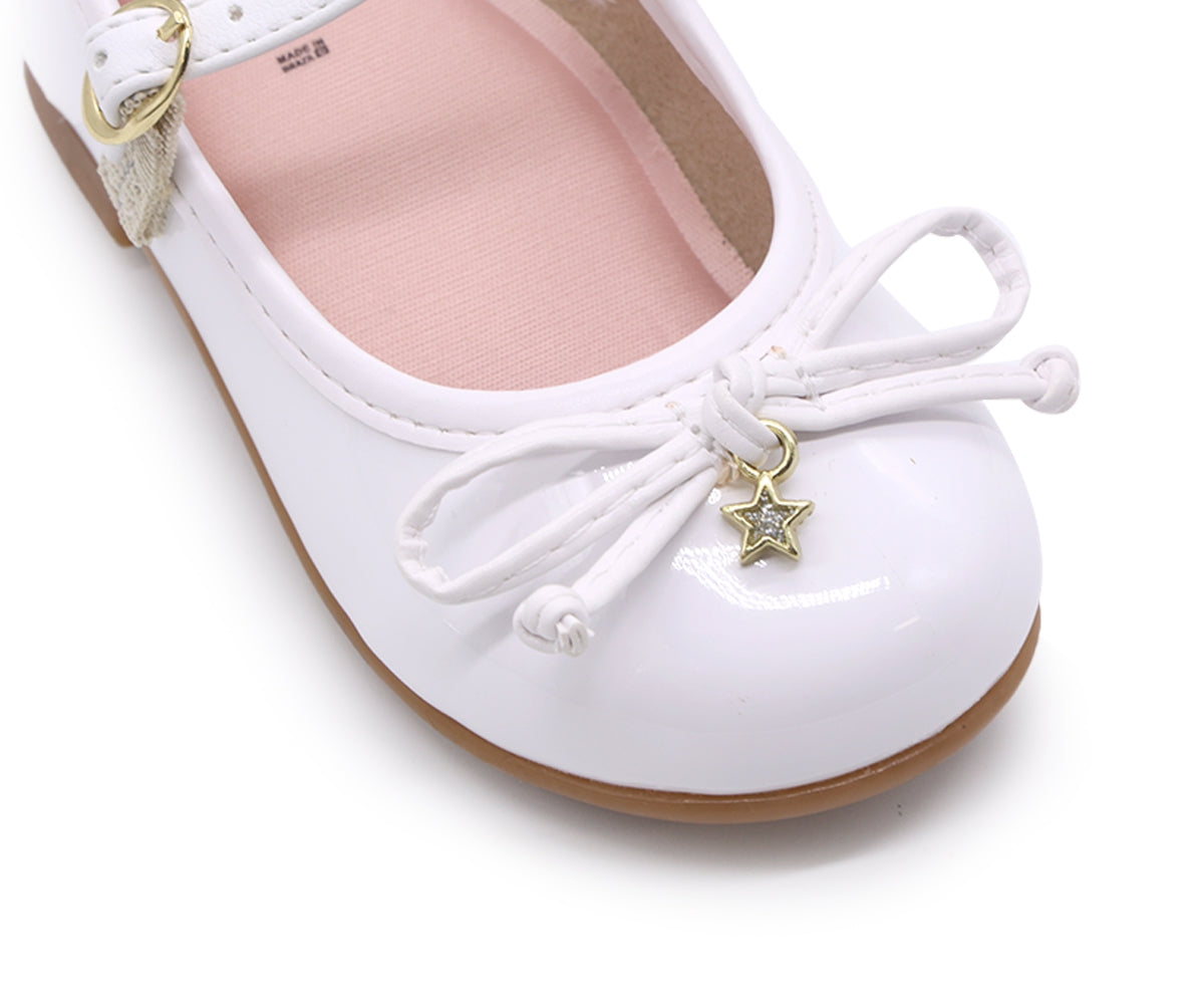 br white patent mary janes