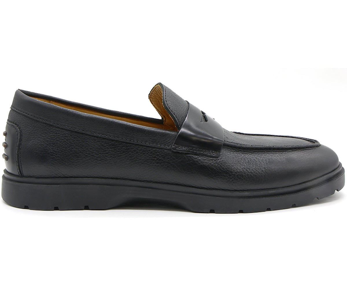 b premium grained penny loafer