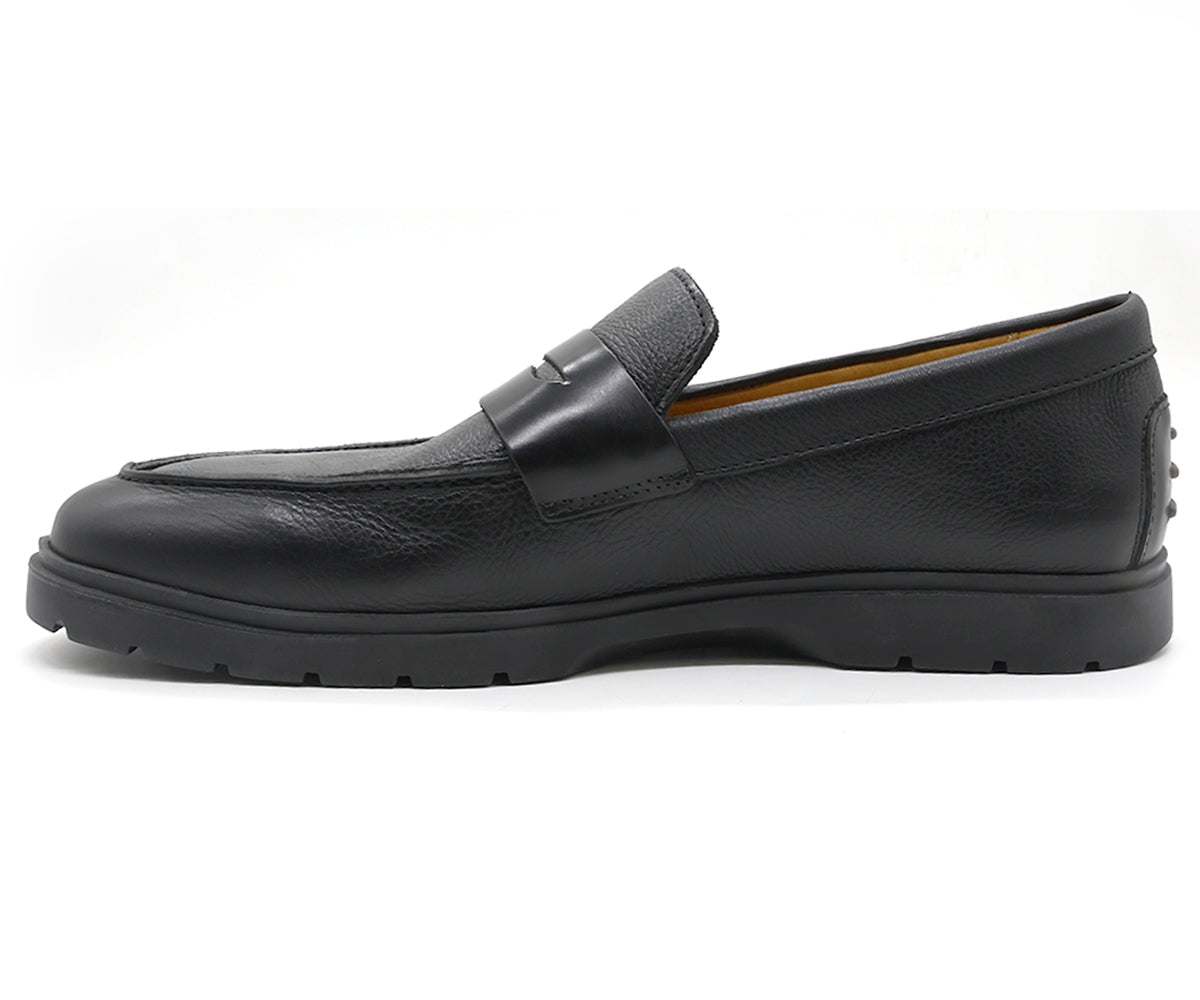 b premium grained penny loafer