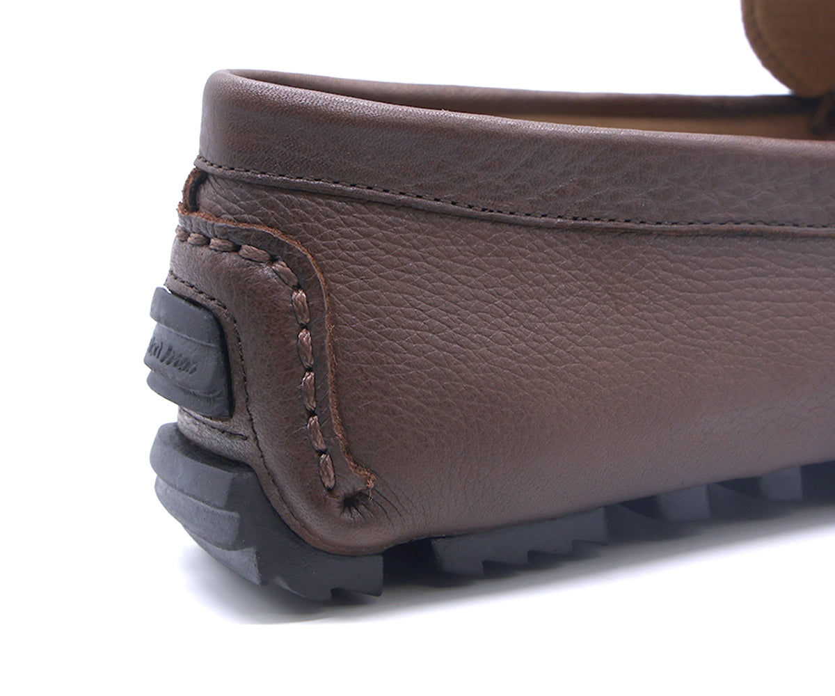 b premium chestnut driving moccasin