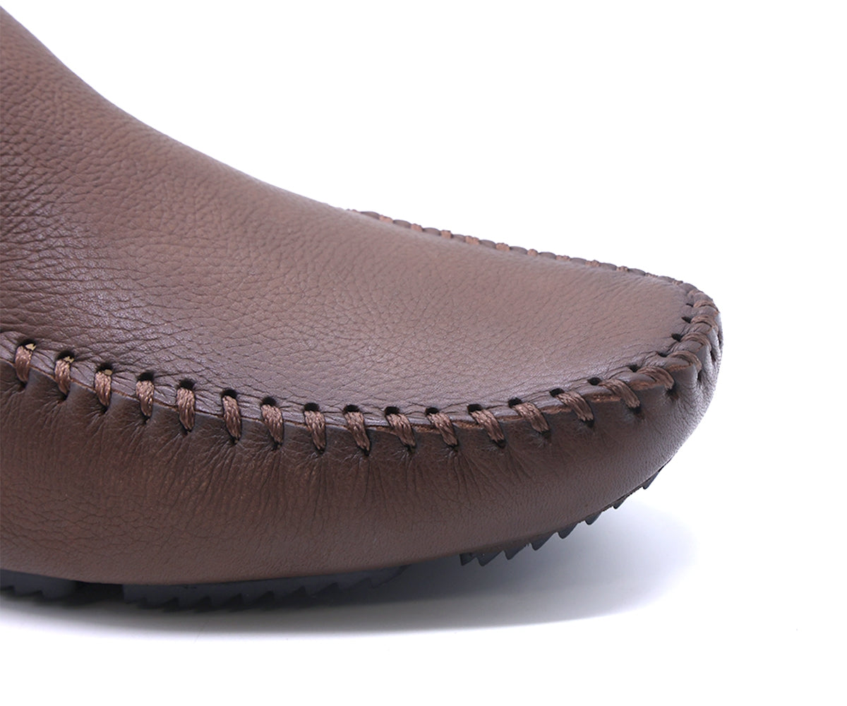 b premium chestnut driving moccasin