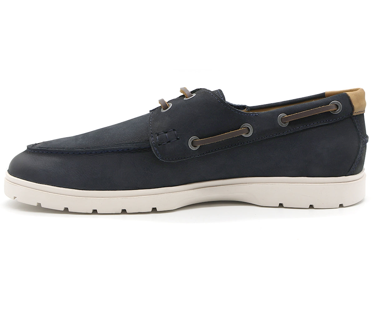 b premium navy nubuck boat shoes