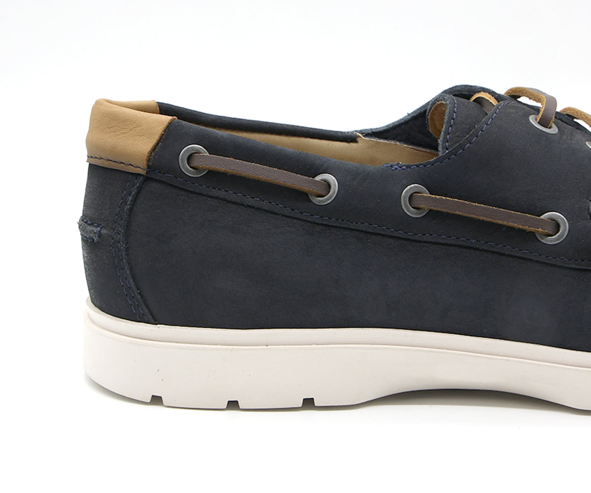b premium navy nubuck boat shoes