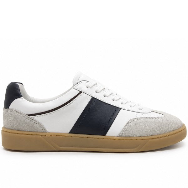 B Premium White Court Leather Sneakers