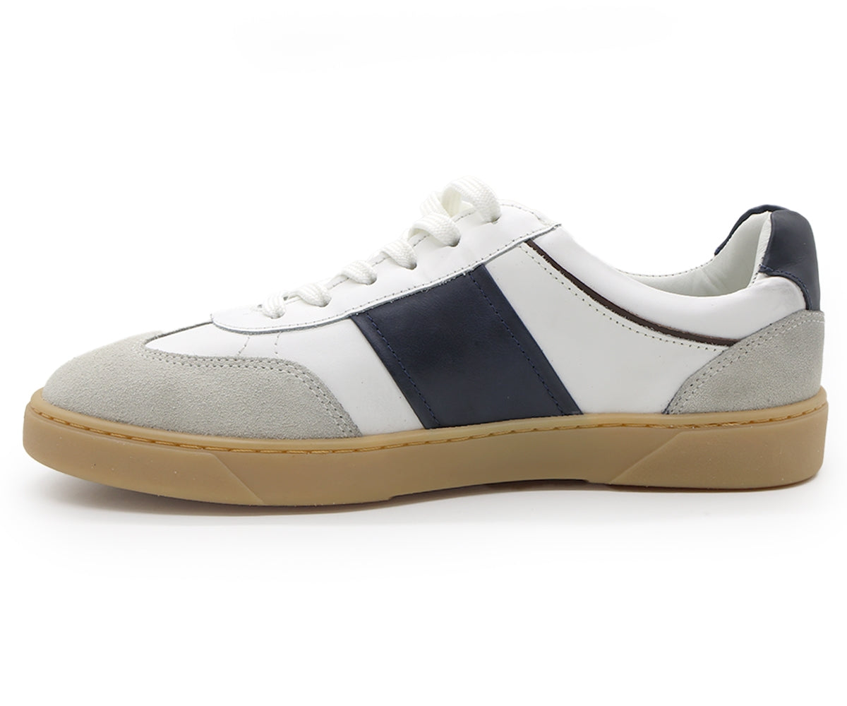 b premium white court leather sneakers