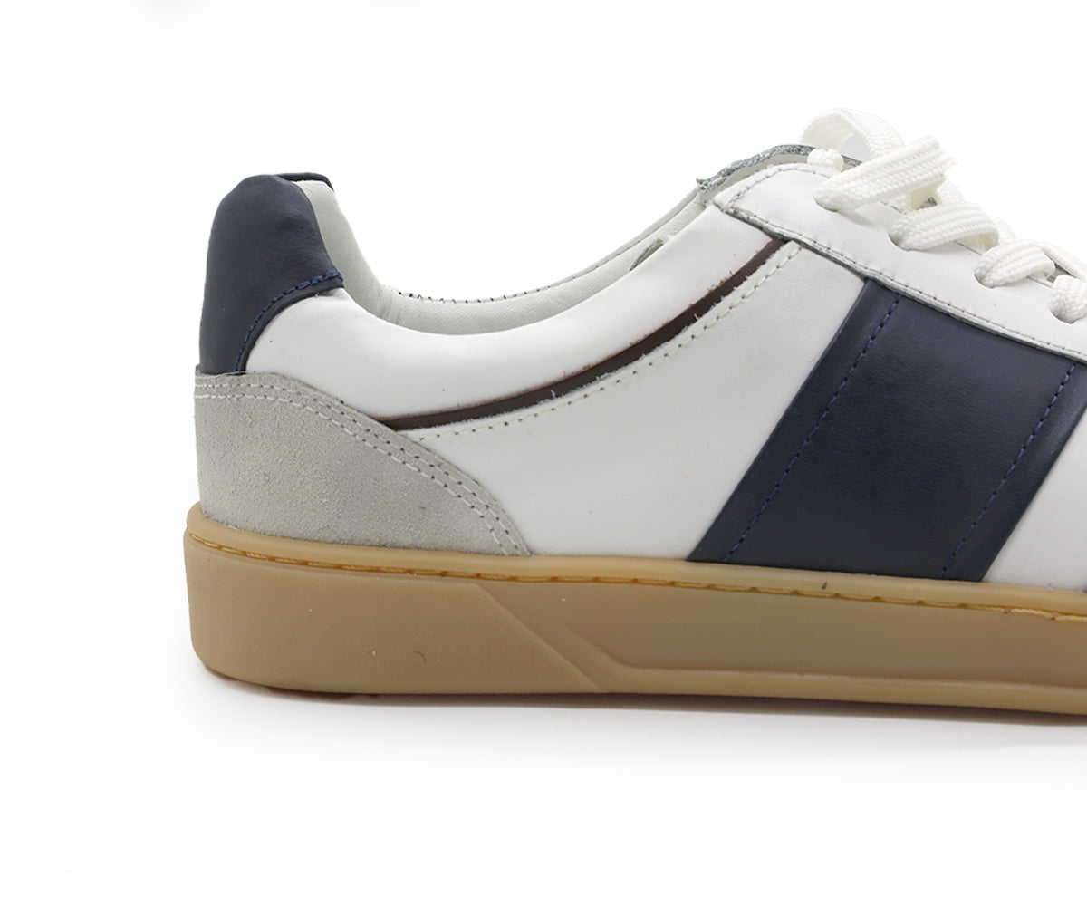 b premium white court leather sneakers