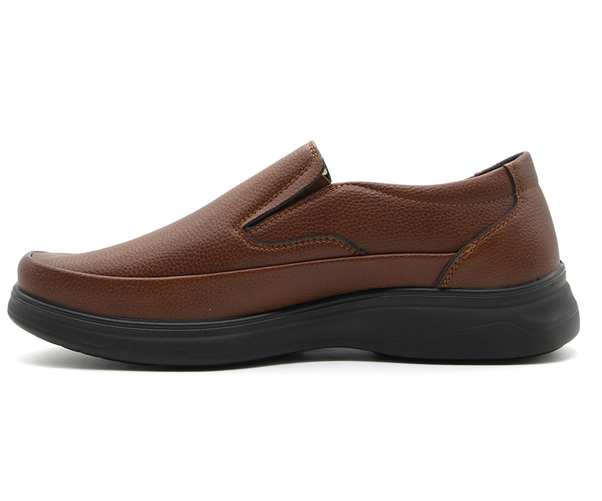 lightweight brown loafer
