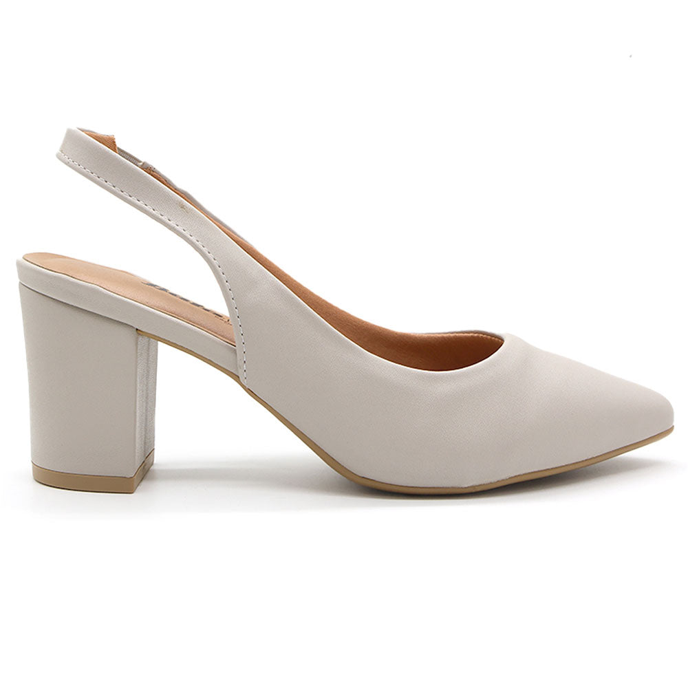 br classic block heel grey slingback stilletos