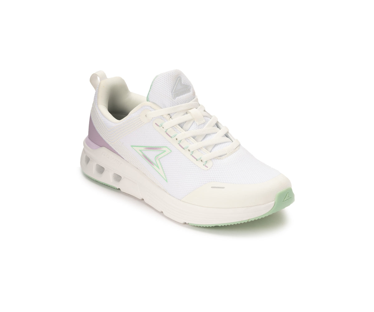 export 100 white/purple sneakers