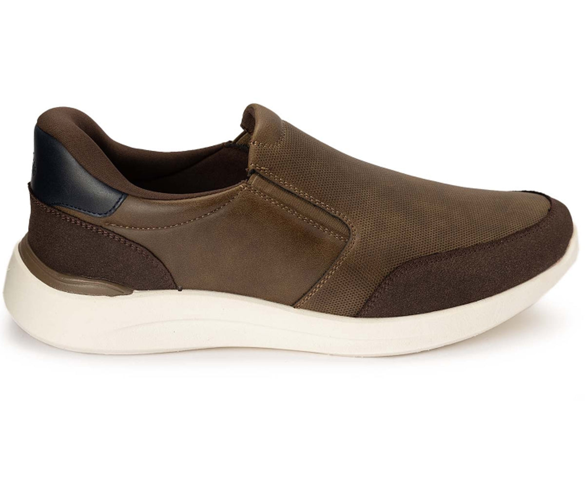 easy slide brown trainers