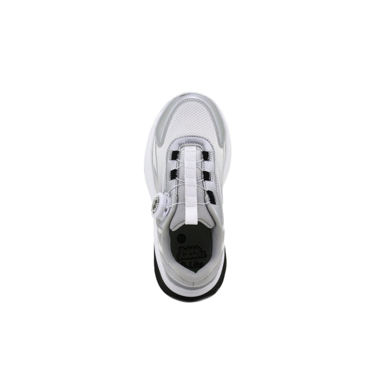 Bubble Gummers Dynamic White Silver Runners – view 5