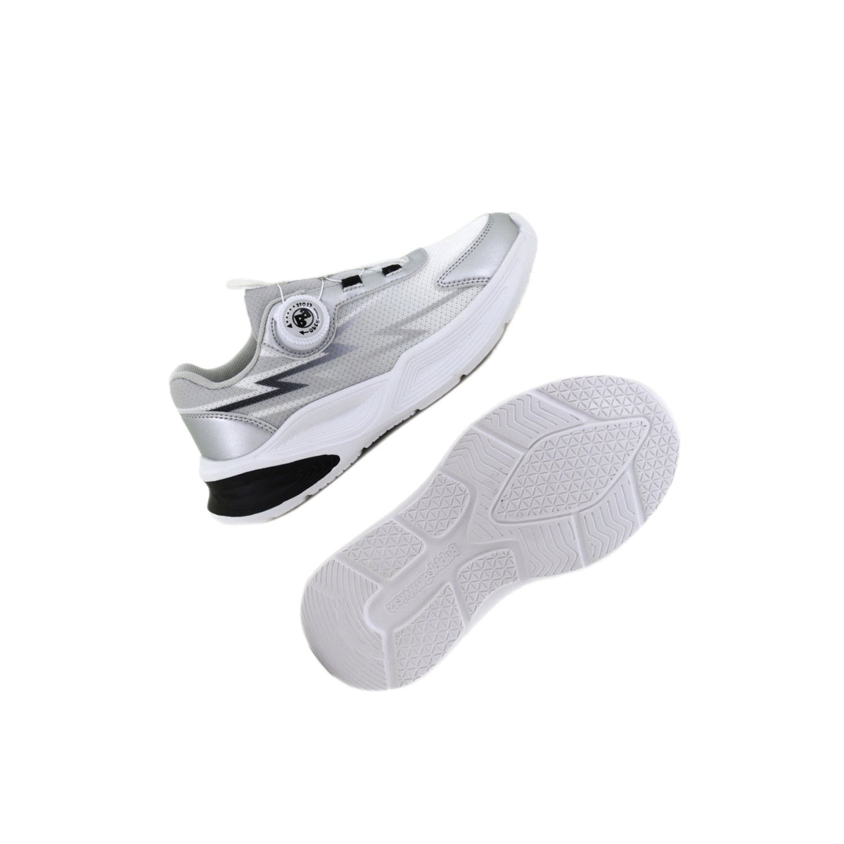 Bubble Gummers Dynamic White Silver Runners – view 7