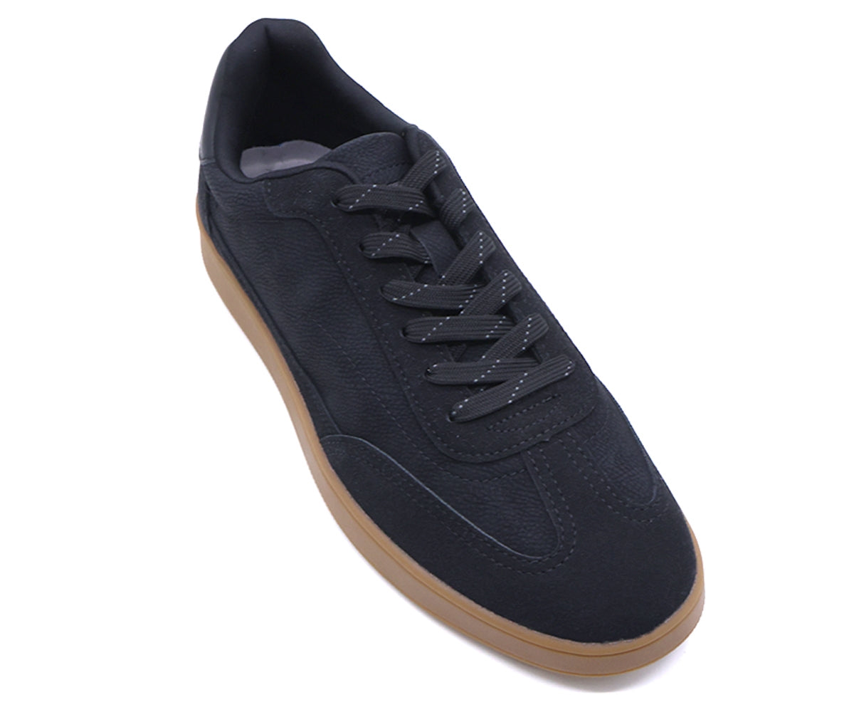 black gum sneakers