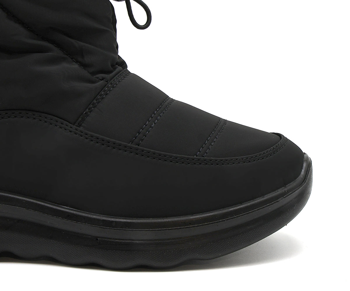 black flexi nylon boot