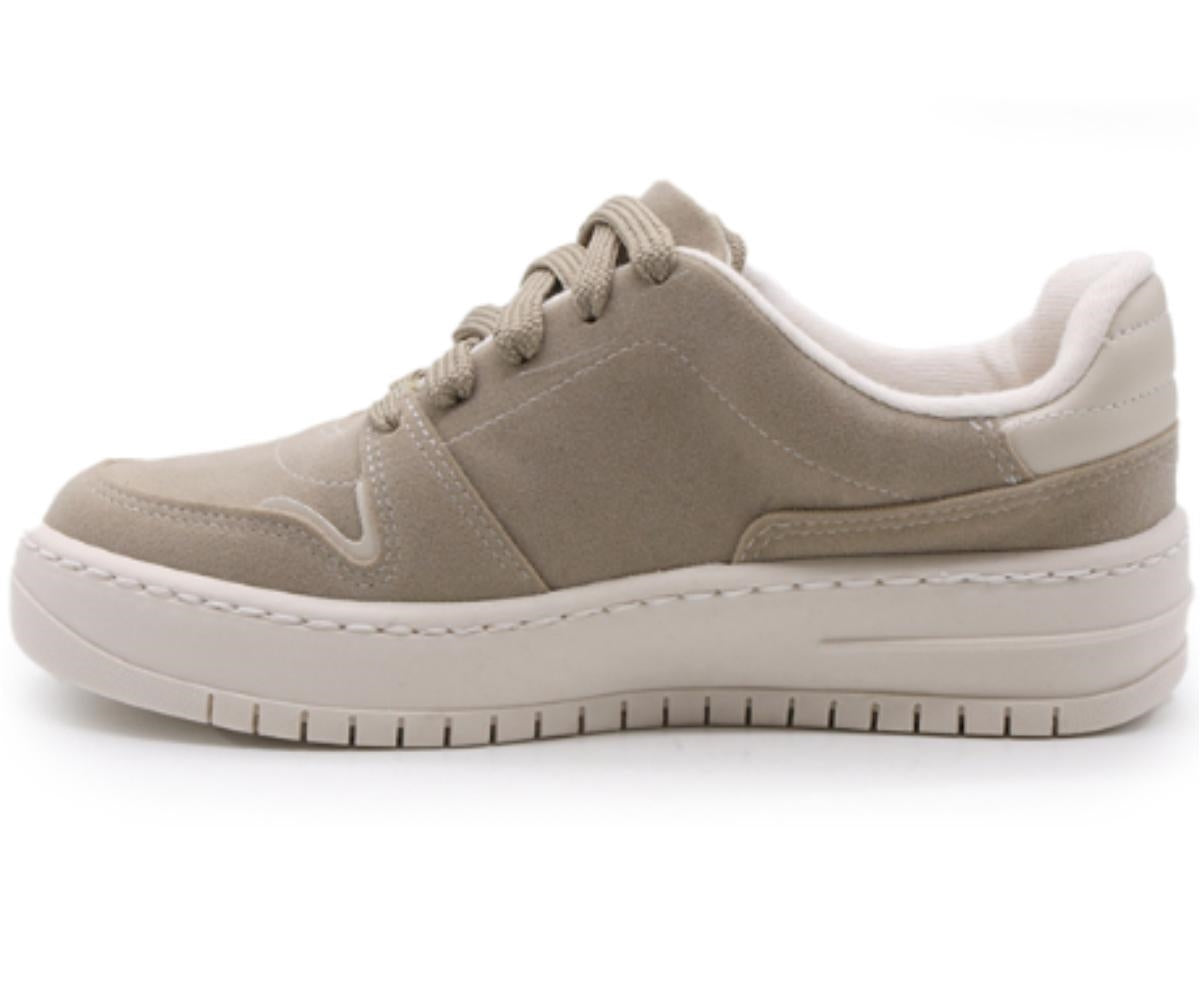 br taupe suede trainers