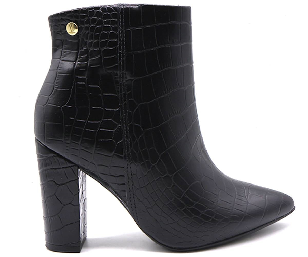 br high black croc ankle boots