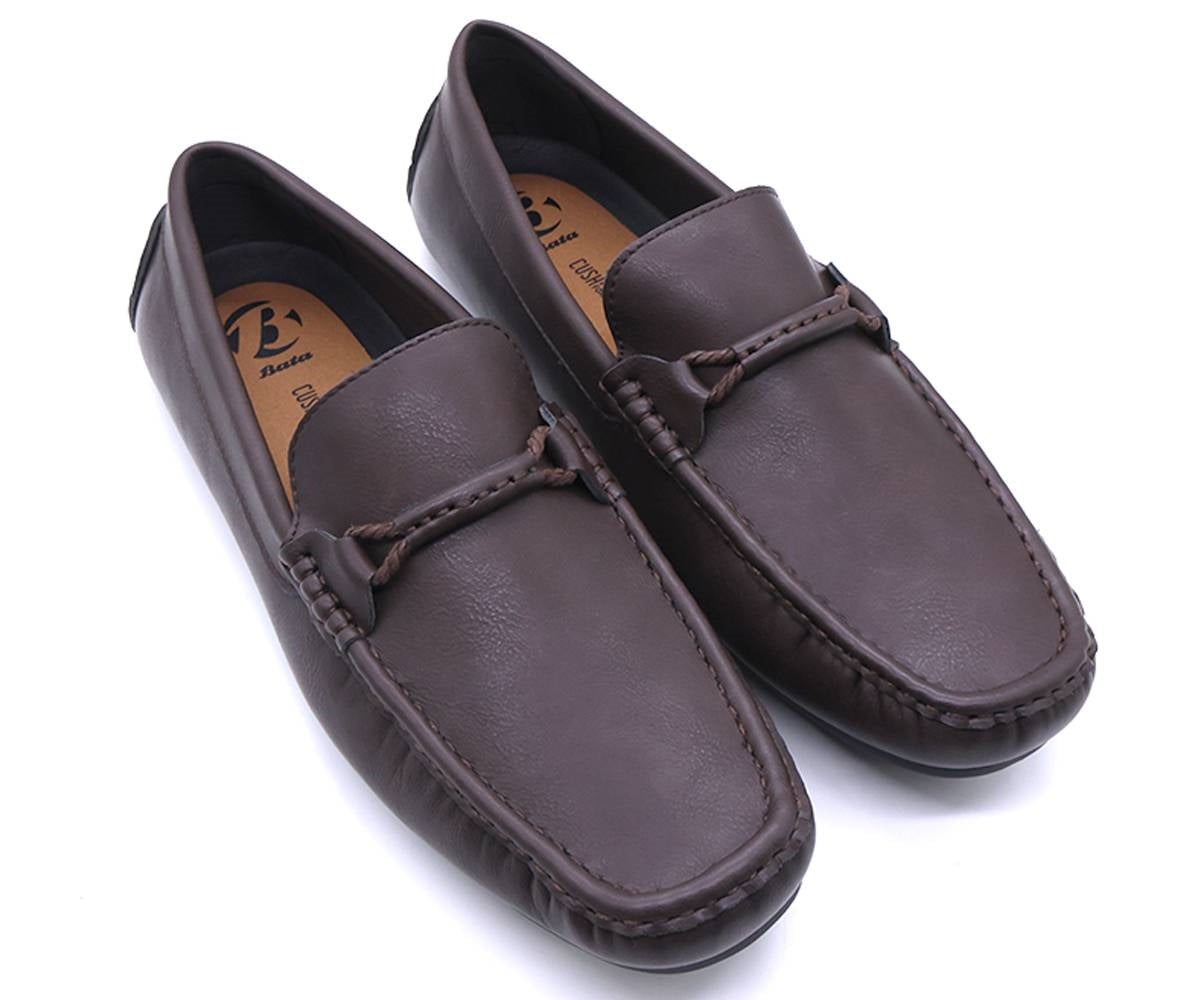 brown soft-flex loafers