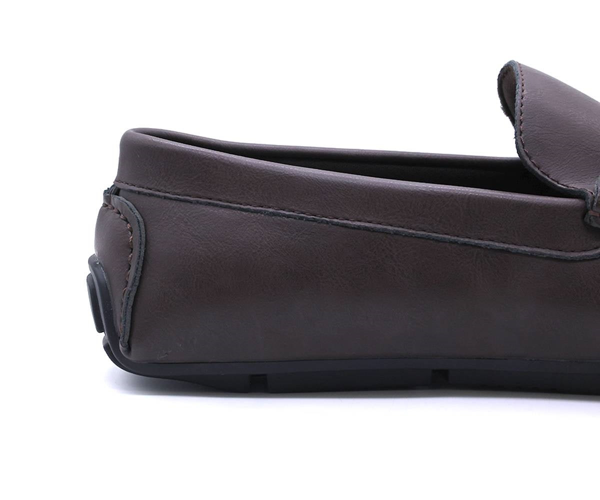 brown soft-flex loafers