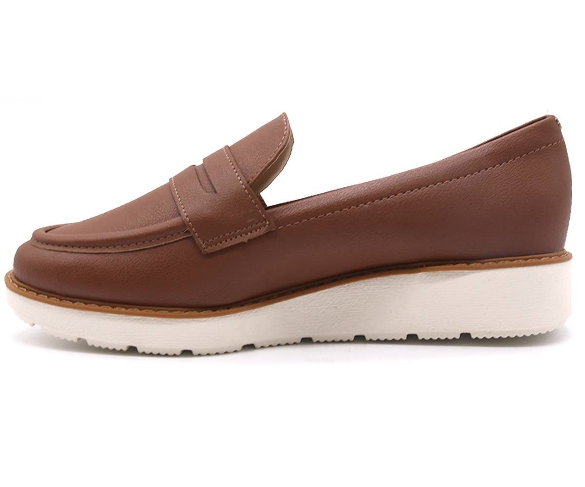 br extralight l. brown penny loafer