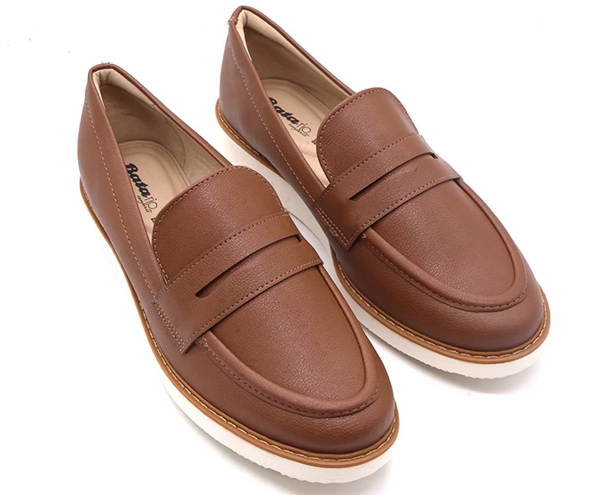 br extralight l. brown penny loafer