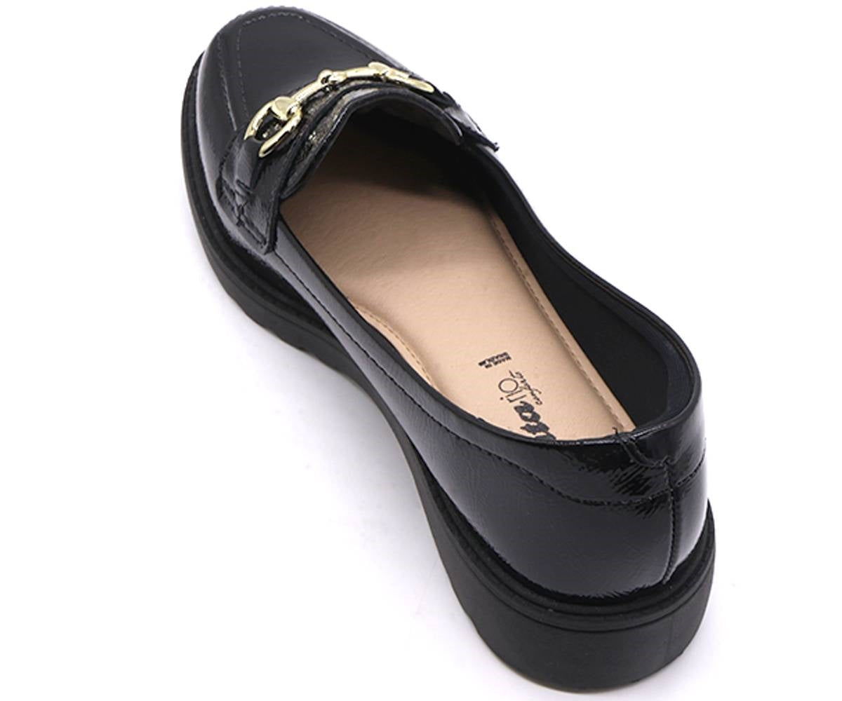 br comfy black horsebit loafer