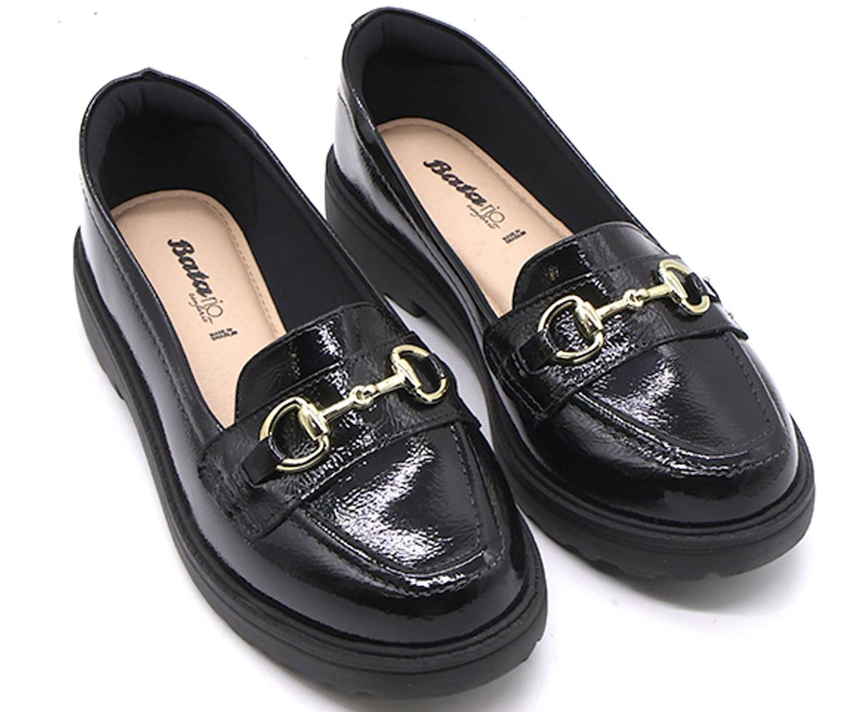 br comfy black horsebit loafer