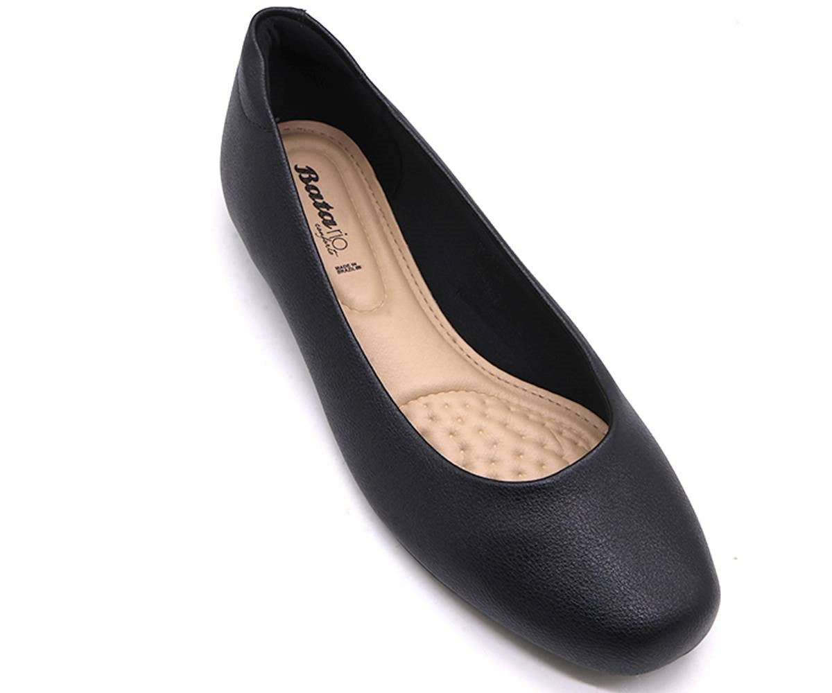 br black soft-step comfort flats
