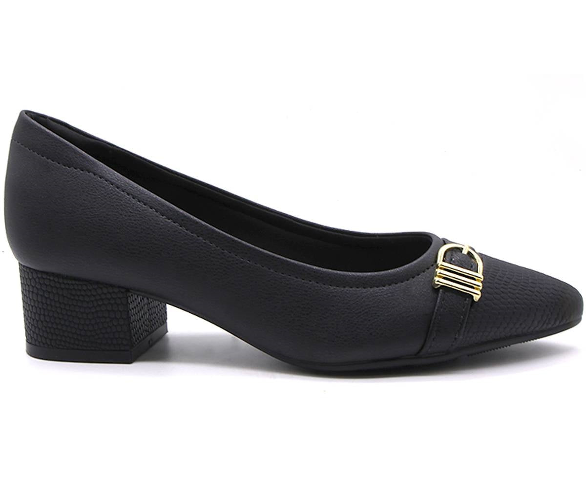 br comfy black two-tone pumps