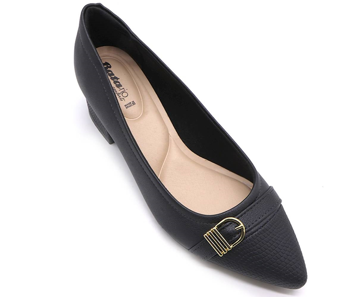br comfy black two-tone pumps