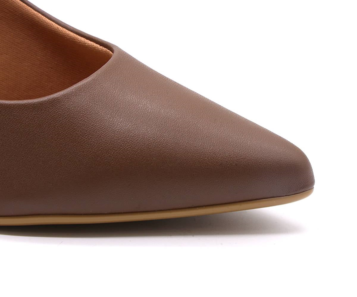br brown block heel maryjanes