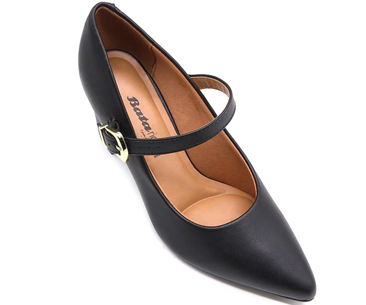 br black block heel maryjanes