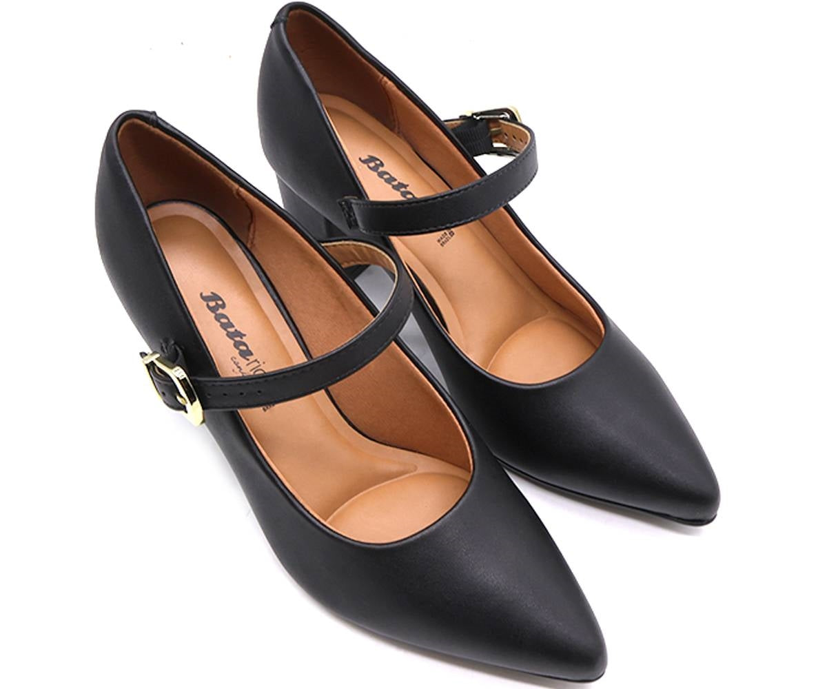 br black block heel maryjanes