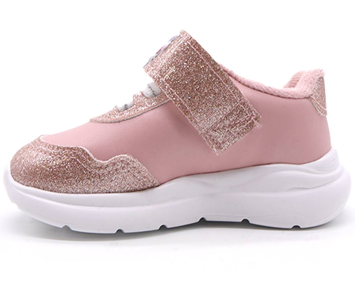 br pink rainbow glittery sneakers