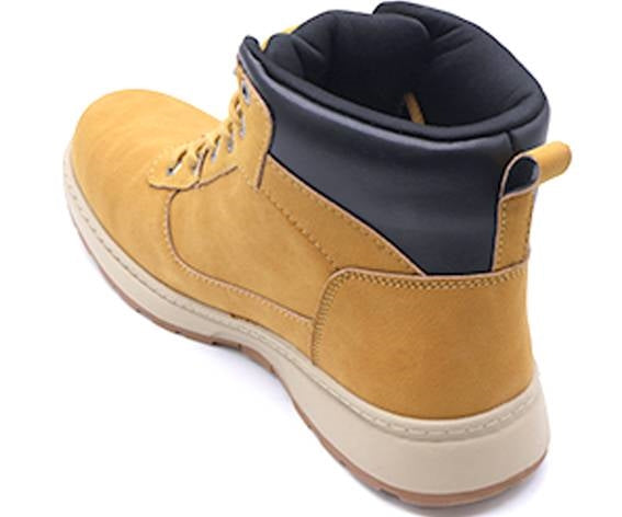 yellow nubuck ranger boot