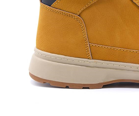 yellow nubuck ranger boot