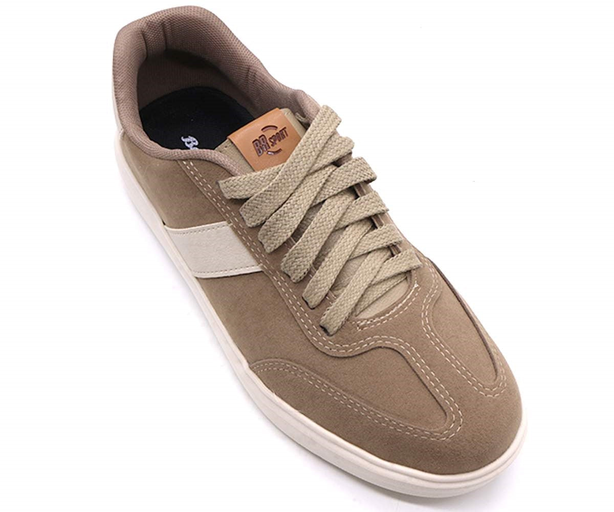 br sport beige suede trainers
